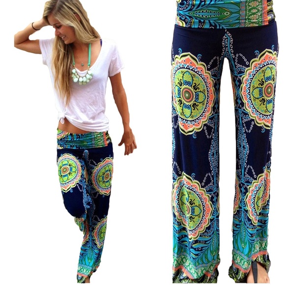 Uptown Pants - Uptown Palazzo Pants Size M